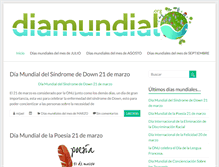 Tablet Screenshot of diamundial.org